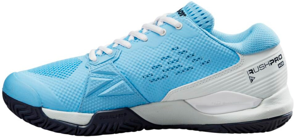 WRS331940U Wilson Women's Rush Pro ACE Tennis Shoes (Bonnie Blue/Ballad Blue/Navy Blazer)