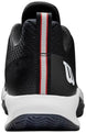 WRS333210U Wilson Men's Rush Pro Lite Tennis Shoe (Black/Ebony/White)