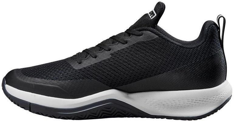 WRS333210U Wilson Men's Rush Pro Lite Tennis Shoe (Black/Ebony/White)