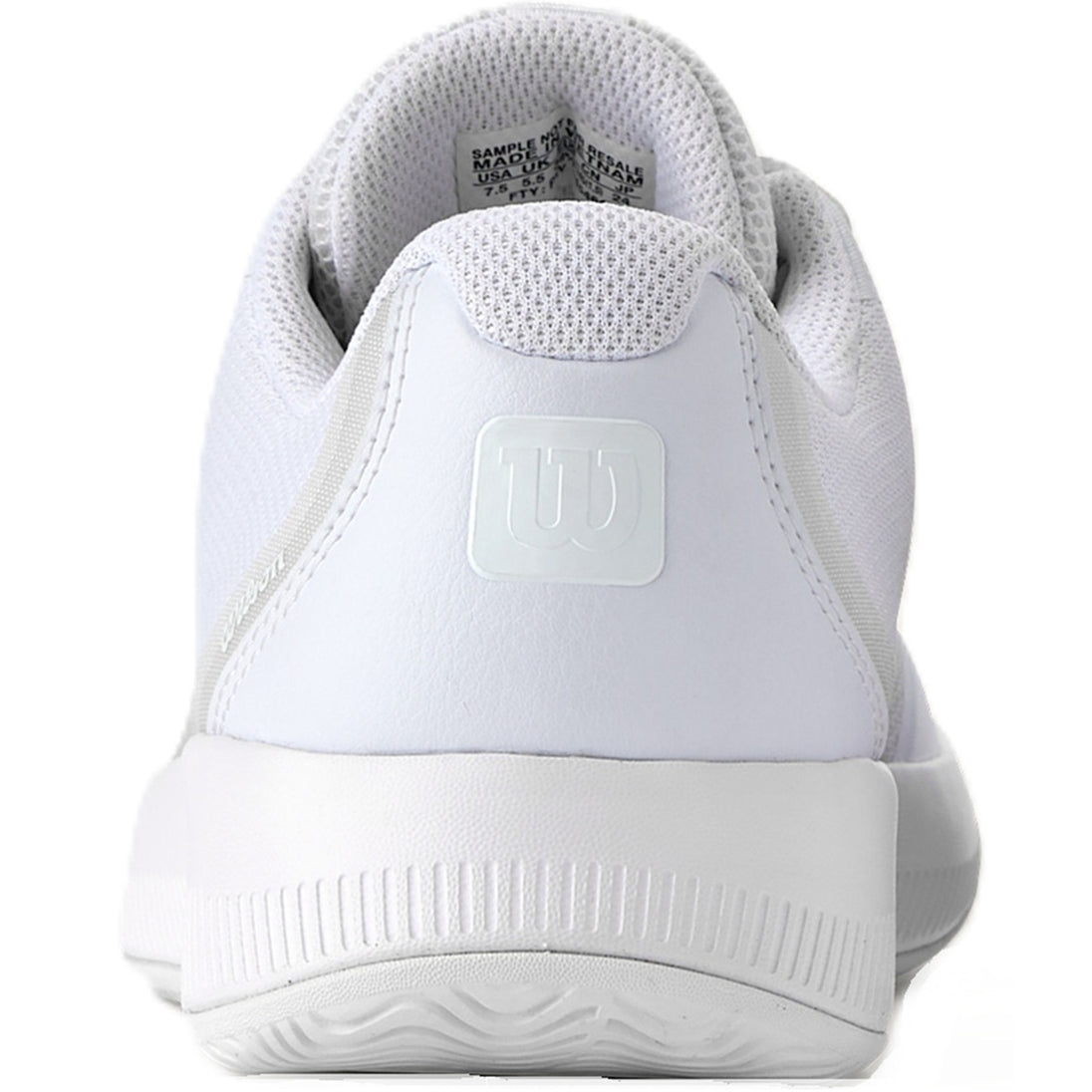 WRS334450U Wilson Women's Intrigue Lite Tennis Shoes (White/White/Silver)