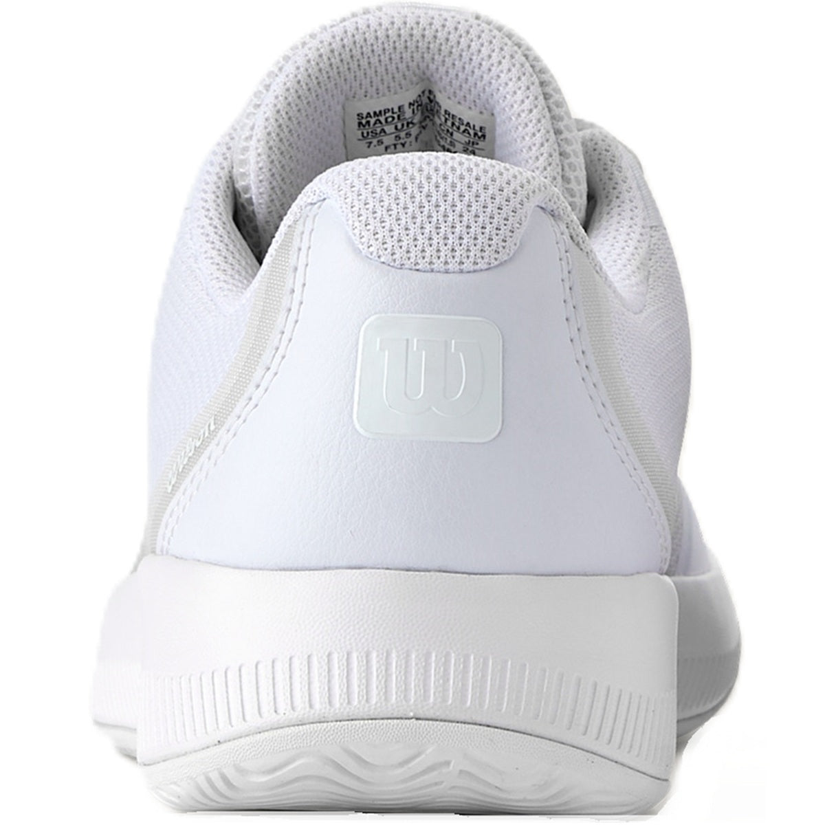WRS334450U Wilson Women's Intrigue Lite Tennis Shoes (White/White/Silver)