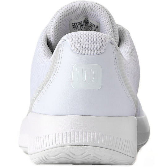 WRS334450U Wilson Women's Intrigue Lite Tennis Shoes (White/White/Silver)