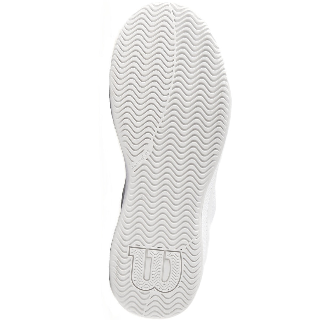 WRS334450U Wilson Women's Intrigue Lite Tennis Shoes (White/White/Silver)