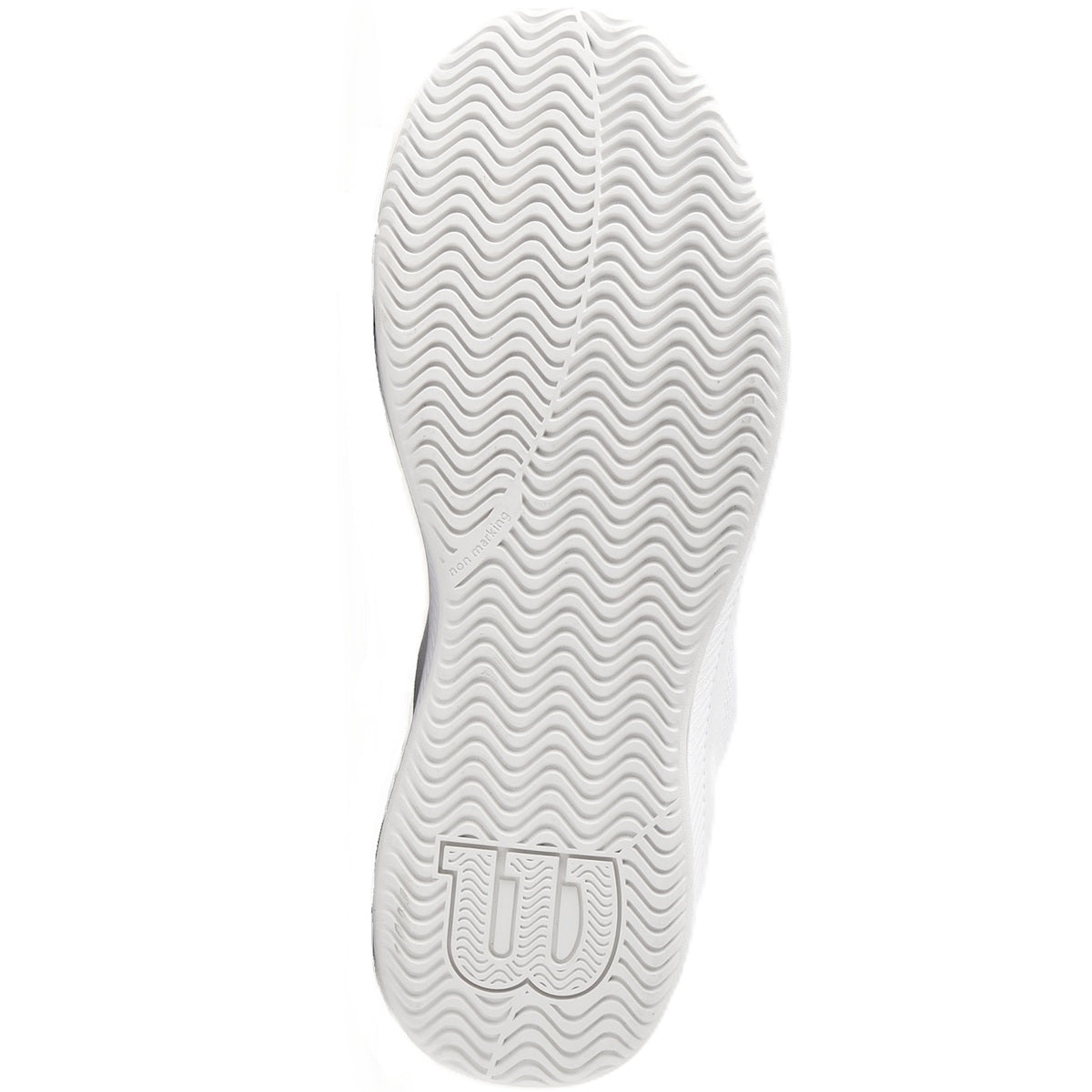 WRS334450U Wilson Women's Intrigue Lite Tennis Shoes (White/White/Silver)