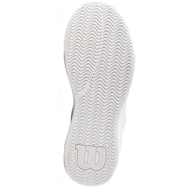 WRS334450U Wilson Women's Intrigue Lite Tennis Shoes (White/White/Silver)