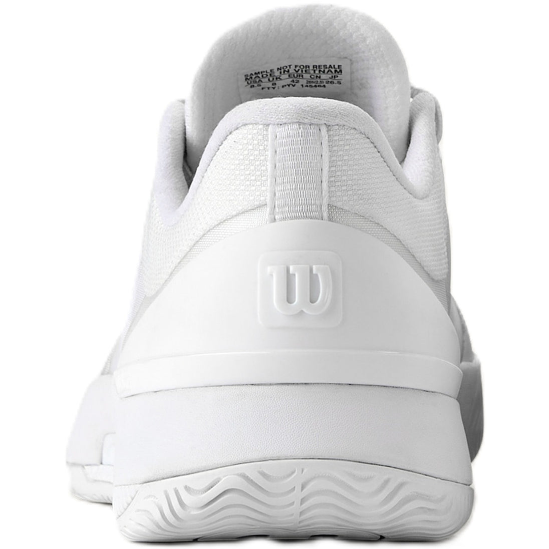 WRS334500U Wilson Women's Intrigue Tour Tennis Shoes (White/White/Silver)