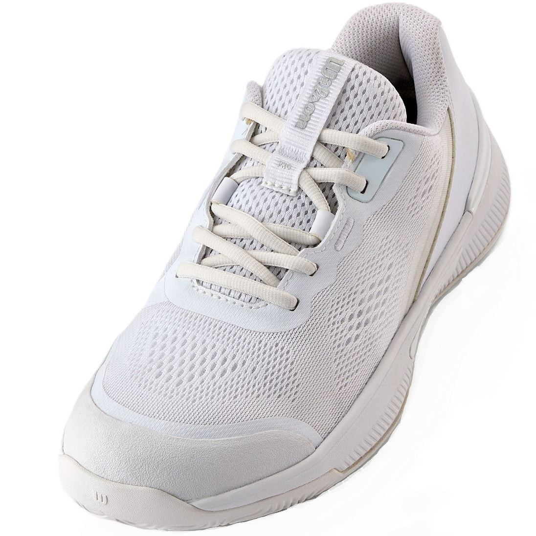 WRS334690U Wilson Women's Intrigue Pro Tennis Shoes (White/White/Silver)