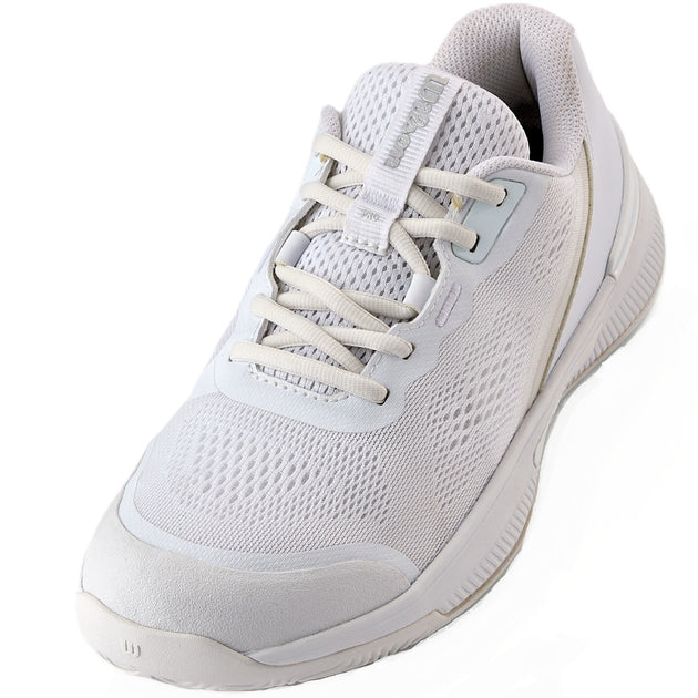 WRS334690U Wilson Women's Intrigue Pro Tennis Shoes (White/White/Silver)