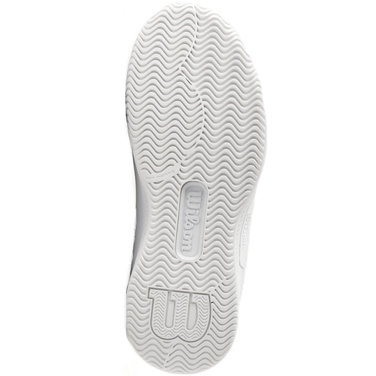 WRS334690U Wilson Women's Intrigue Pro Tennis Shoes (White/White/Silver)