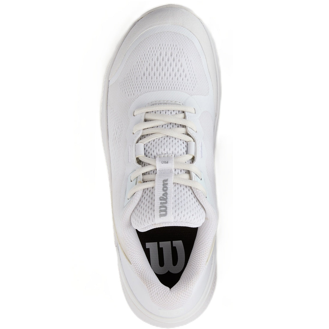 WRS334690U Wilson Women's Intrigue Pro Tennis Shoes (White/White/Silver)