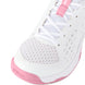 WRS335290U Wilson Junior Rush Pro L Tennis Shoes (White/White/Mauveglow)