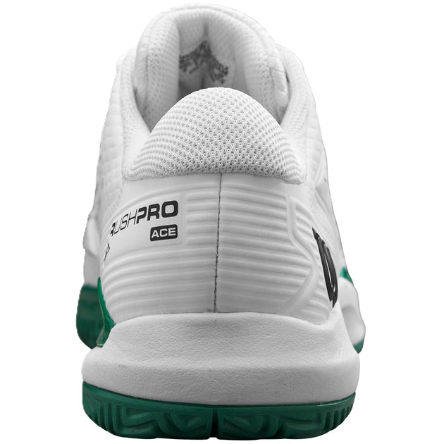 WRS335310U Wilson Junior Rush Pro Ace Tennis Shoes (White/White/Bosphorus)