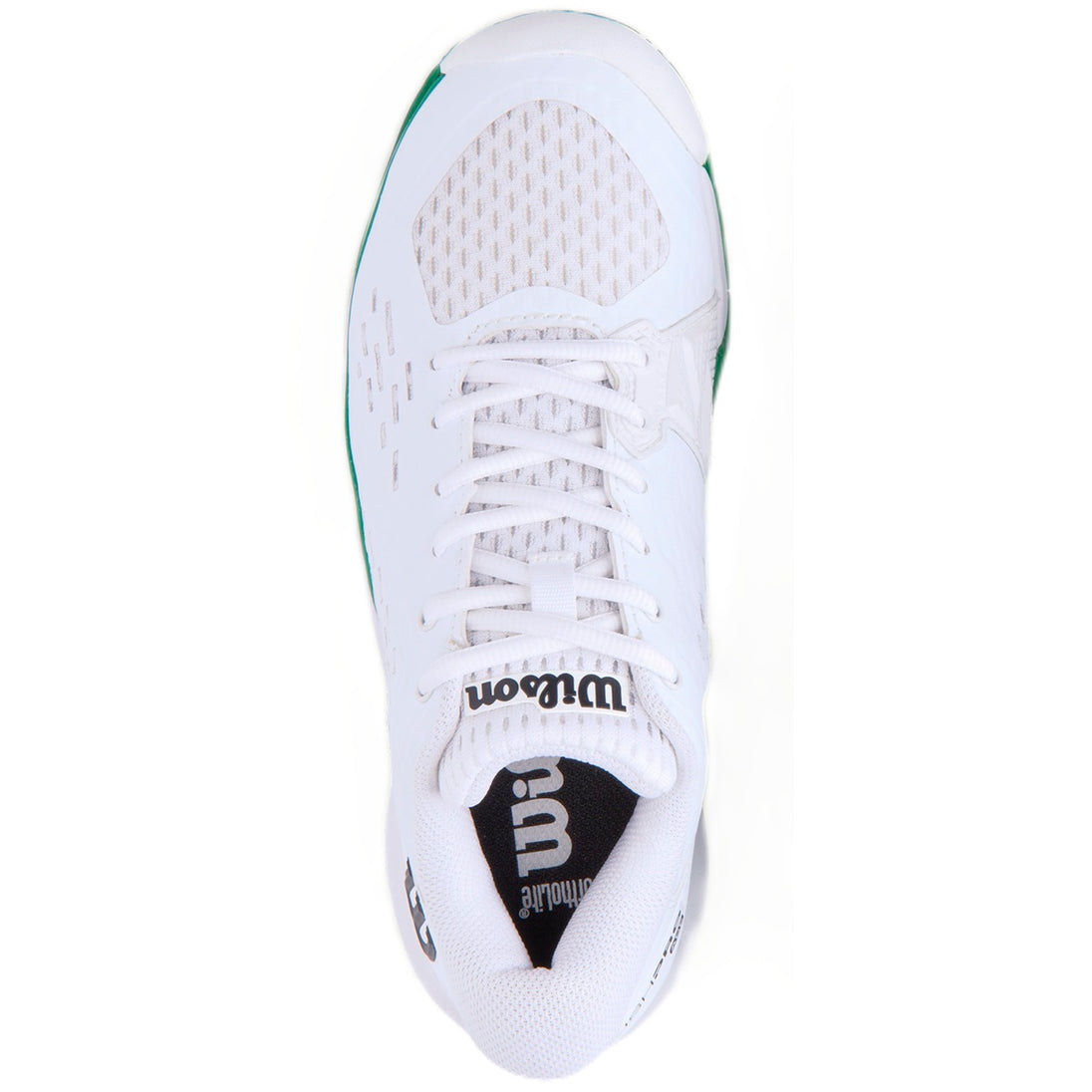 WRS335310U Wilson Junior Rush Pro Ace Tennis Shoes (White/White/Bosphorus)