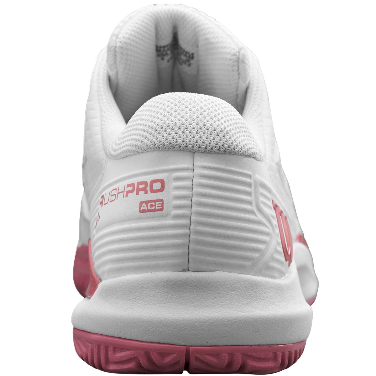 WRS335320U Wilson Junior Rush Pro Ace Tennis Shoes (White/White/Mauveglow)