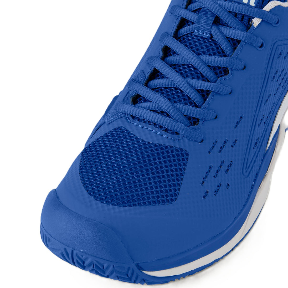 WRS335360U Wilson Men's Rush Pro ACE Tennis Shoes (Deja Vu Blue/White/Black)
