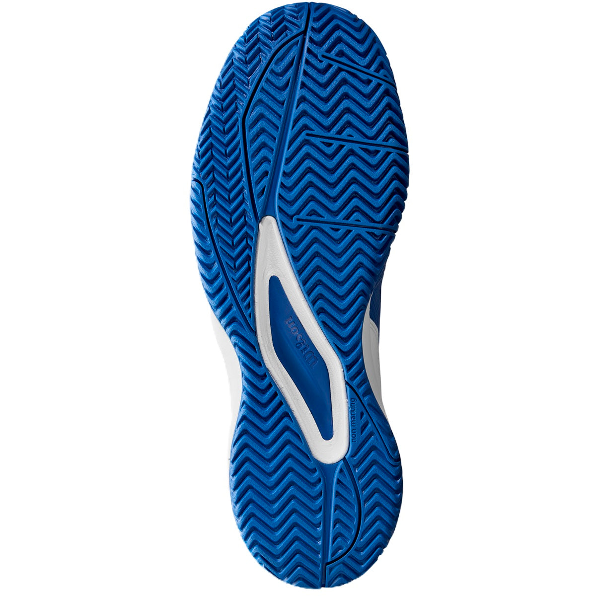 WRS335360U Wilson Men's Rush Pro ACE Tennis Shoes (Deja Vu Blue/White/Black)
