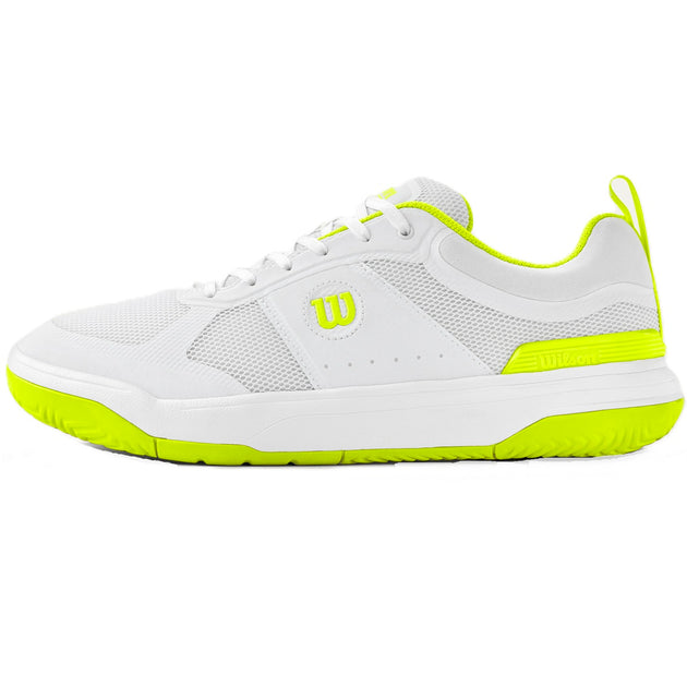 WRS335790U Wilson Men's Pickle Pro Pickleball Shoes (White/White/Safety Yellow)