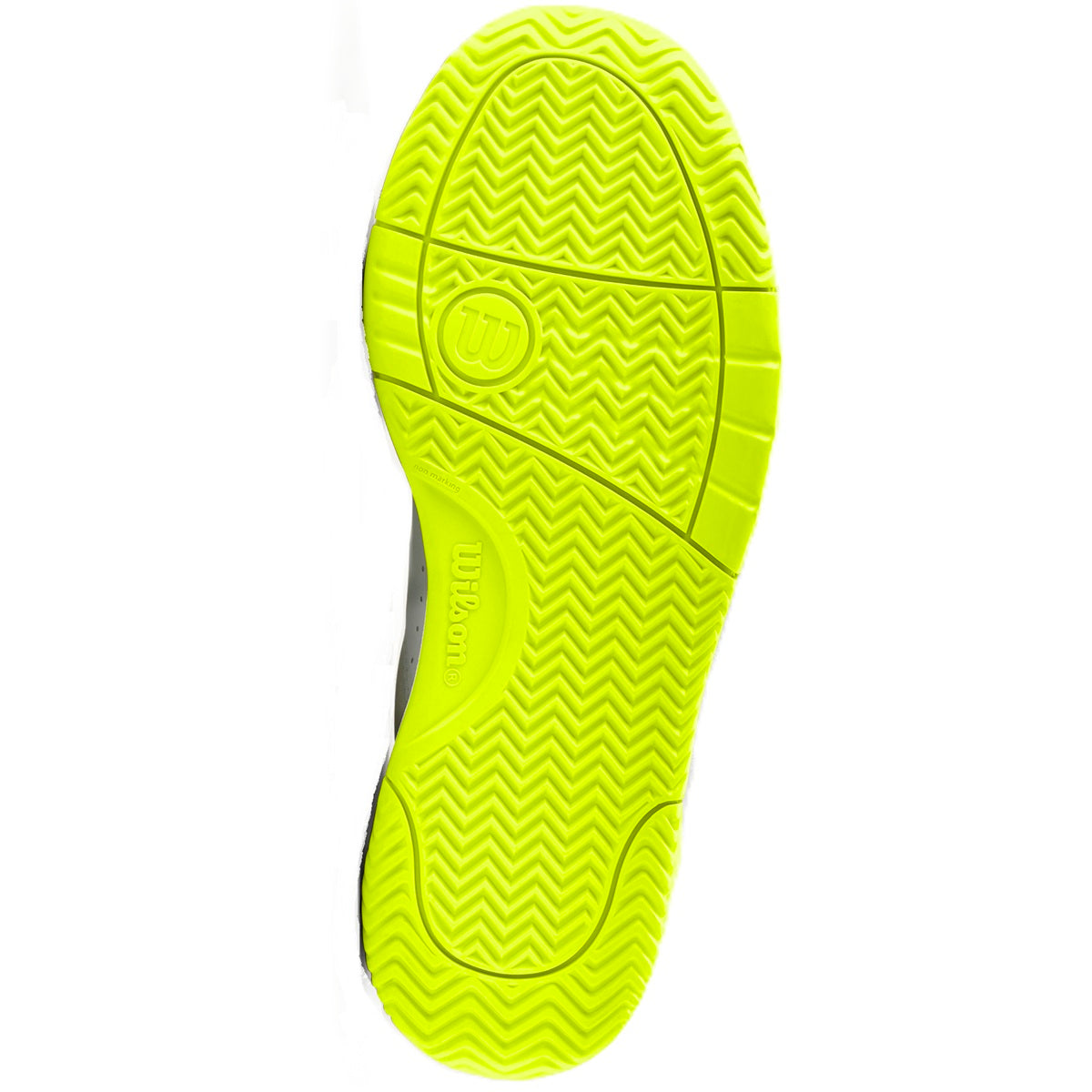 WRS335790U Wilson Men's Pickle Pro Pickleball Shoes (White/White/Safety Yellow)