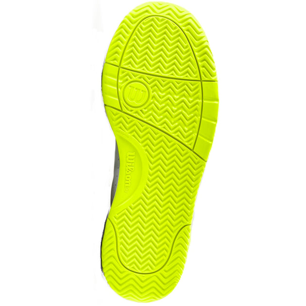 WRS335790U Wilson Men's Pickle Pro Pickleball Shoes (White/White/Safety Yellow)