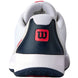 WRS335800U Wilson Women's Intrigue Lite Tennis Shoes (White/Navy Blazer/Dubarry)
