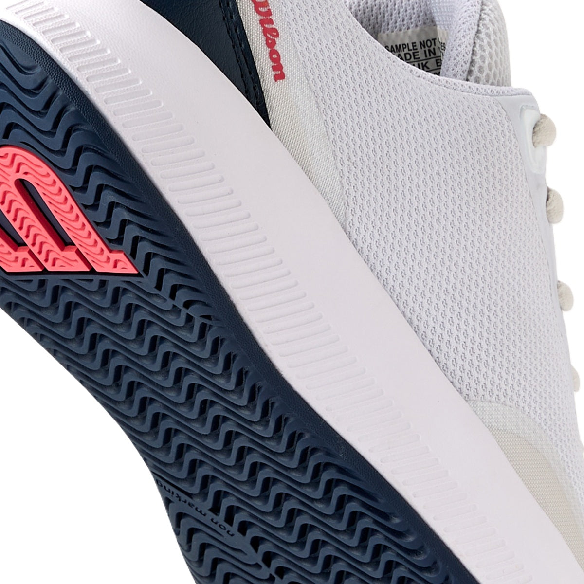 WRS335800U Wilson Women's Intrigue Lite Tennis Shoes (White/Navy Blazer/Dubarry)