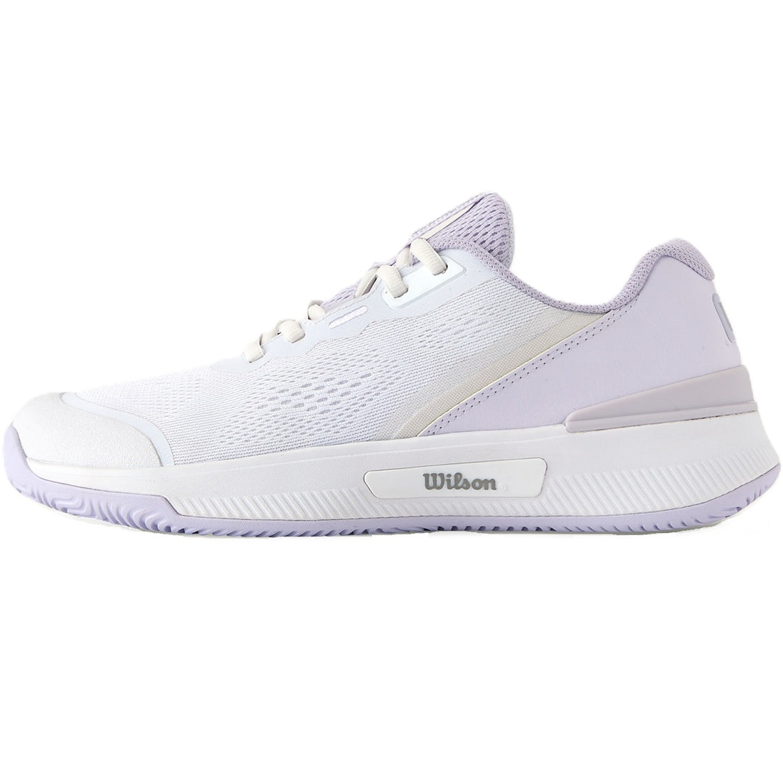 WRS335850U Wilson Women's Intrigue Pro IW Tennis Shoes (White/Lavender Blue/Silver)