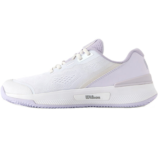 WRS335850U Wilson Women's Intrigue Pro IW Tennis Shoes (White/Lavender Blue/Silver)