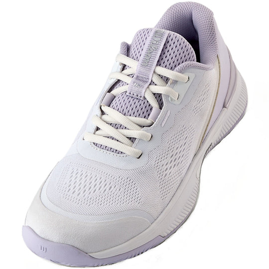 WRS335850U Wilson Women's Intrigue Pro IW Tennis Shoes (White/Lavender Blue/Silver)
