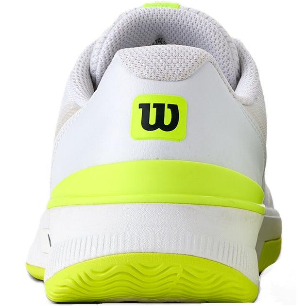 WRS335860U Wilson Women's Intrigue Pro OZ Tennis Shoes (White/Safety Yellow/Navy Blazer)