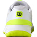 WRS335860U Wilson Women's Intrigue Pro OZ Tennis Shoes (White/Safety Yellow/Navy Blazer)