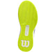 WRS335860U Wilson Women's Intrigue Pro OZ Tennis Shoes (White/Safety Yellow/Navy Blazer)