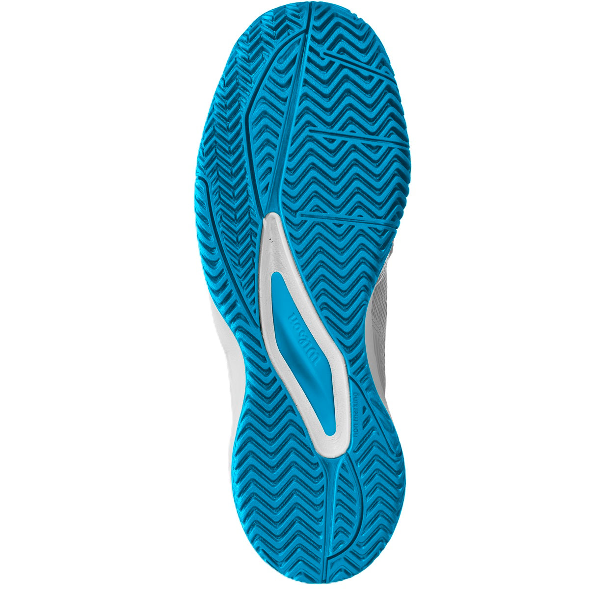 WRS335900U Wilson Men's Rush Pro ACE OZ Tennis Shoes (White/White/Atomic Blue)
