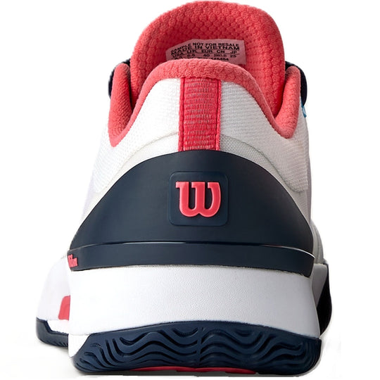 WRS335910U Wilson Women's Intrigue Tour Tennis Shoes (White/Navy Blazer/Dubarry)