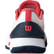 WRS335910U Wilson Women's Intrigue Tour Tennis Shoes (White/Navy Blazer/Dubarry)