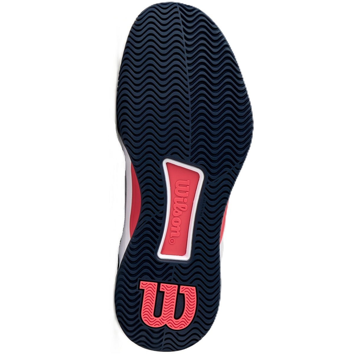 WRS335910U Wilson Women's Intrigue Tour Tennis Shoes (White/Navy Blazer/Dubarry)