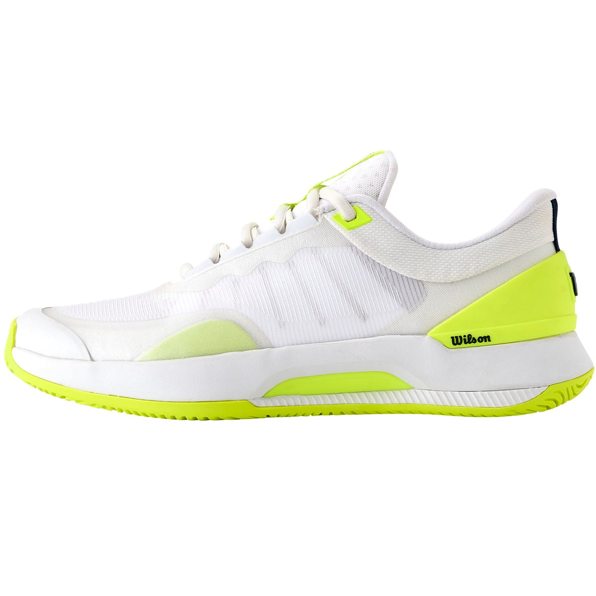 WRS335930U Wilson Women's Intrigue Tour OZ Tennis Shoes (White/Safety Yellow/Navy Blazer)