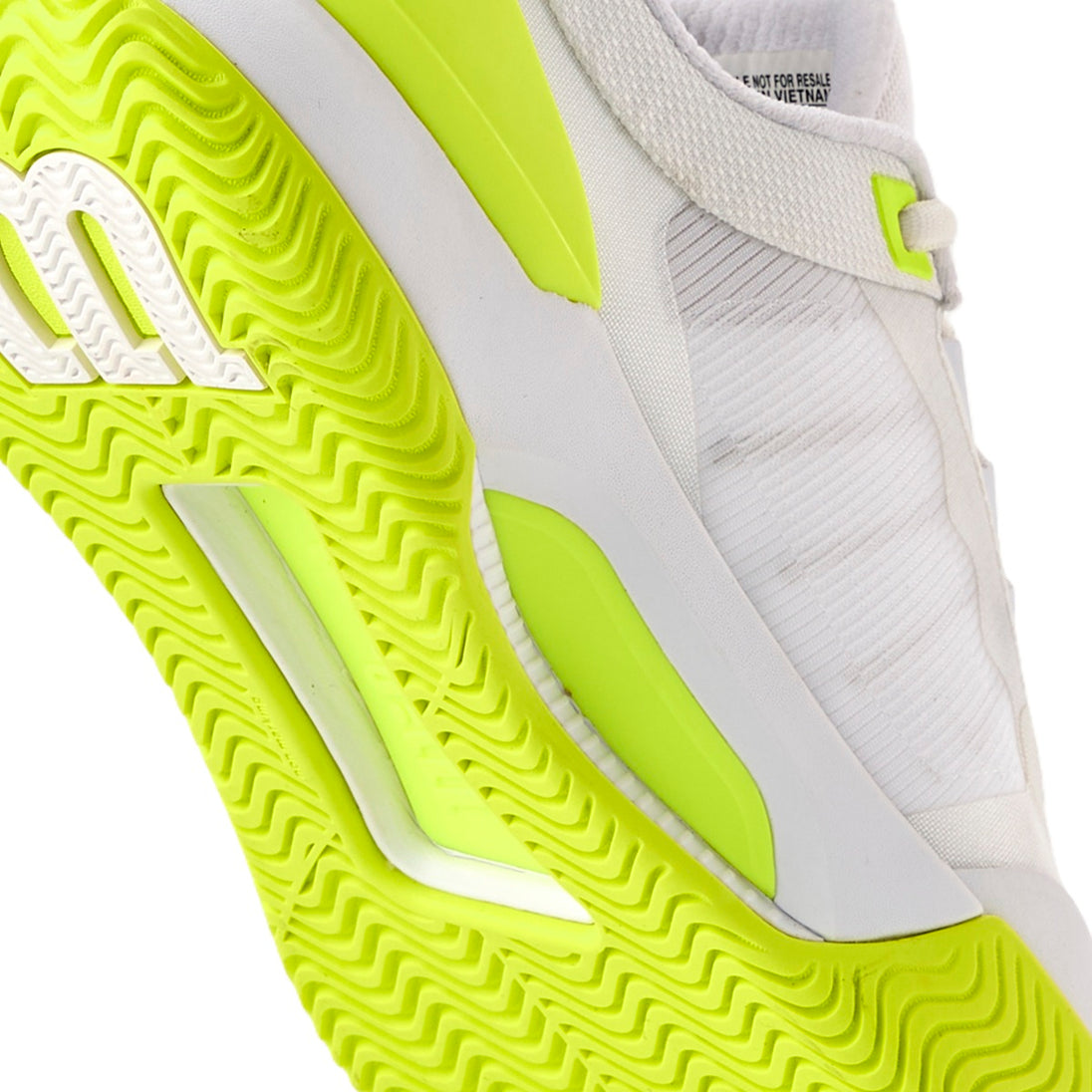 WRS335930U Wilson Women's Intrigue Tour OZ Tennis Shoes (White/Safety Yellow/Navy Blazer)