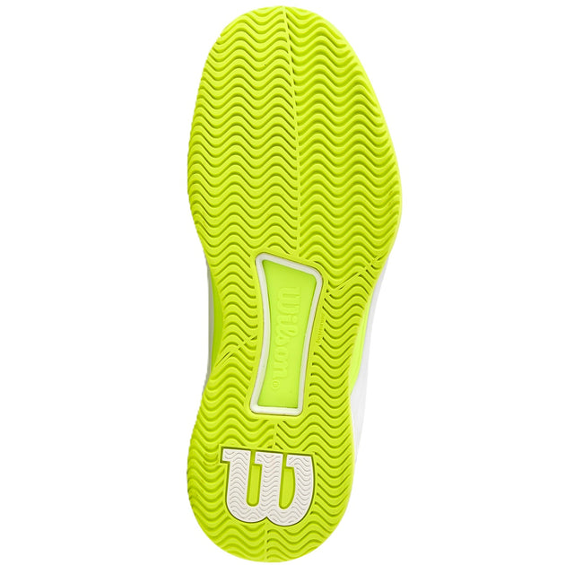 WRS335930U Wilson Women's Intrigue Tour OZ Tennis Shoes (White/Safety Yellow/Navy Blazer)