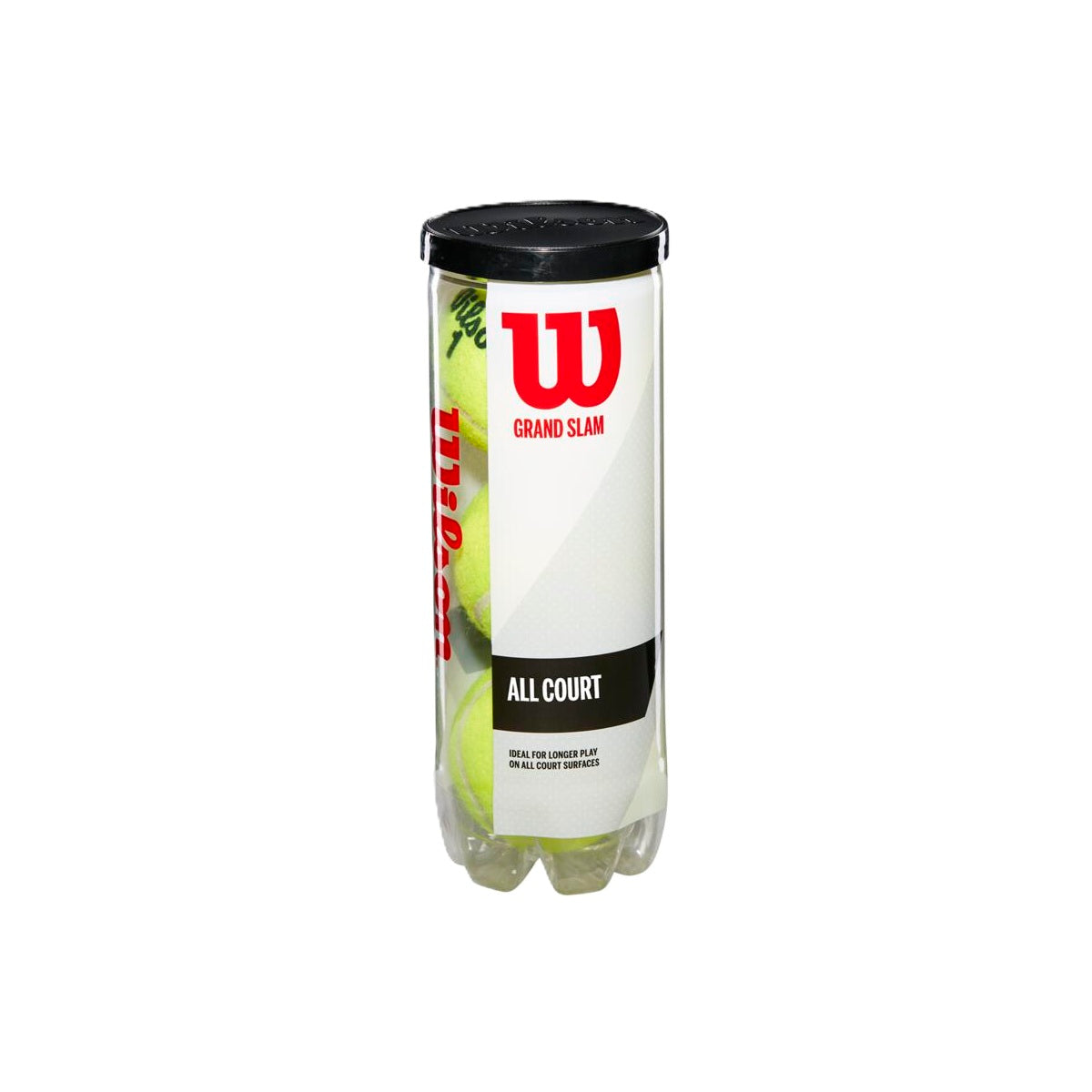 Wilson Grand Slam XD Tennis Balls - Case (72 Balls)  angled view of single can