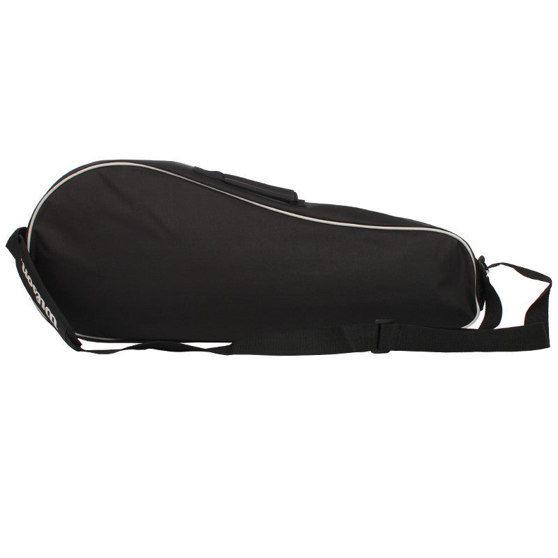 WRZ601403-OG-Ball-BNDL Wilson Advantage II Tennis Bag (Black/White) + 3 Overgrips + 3 Tennis Balls