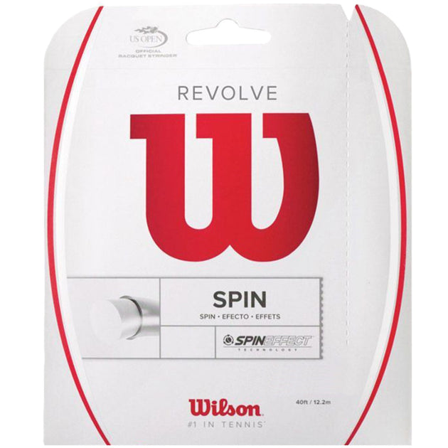 WRZ946300 Wilson Revolve 17g Orange Tennis String (Set)