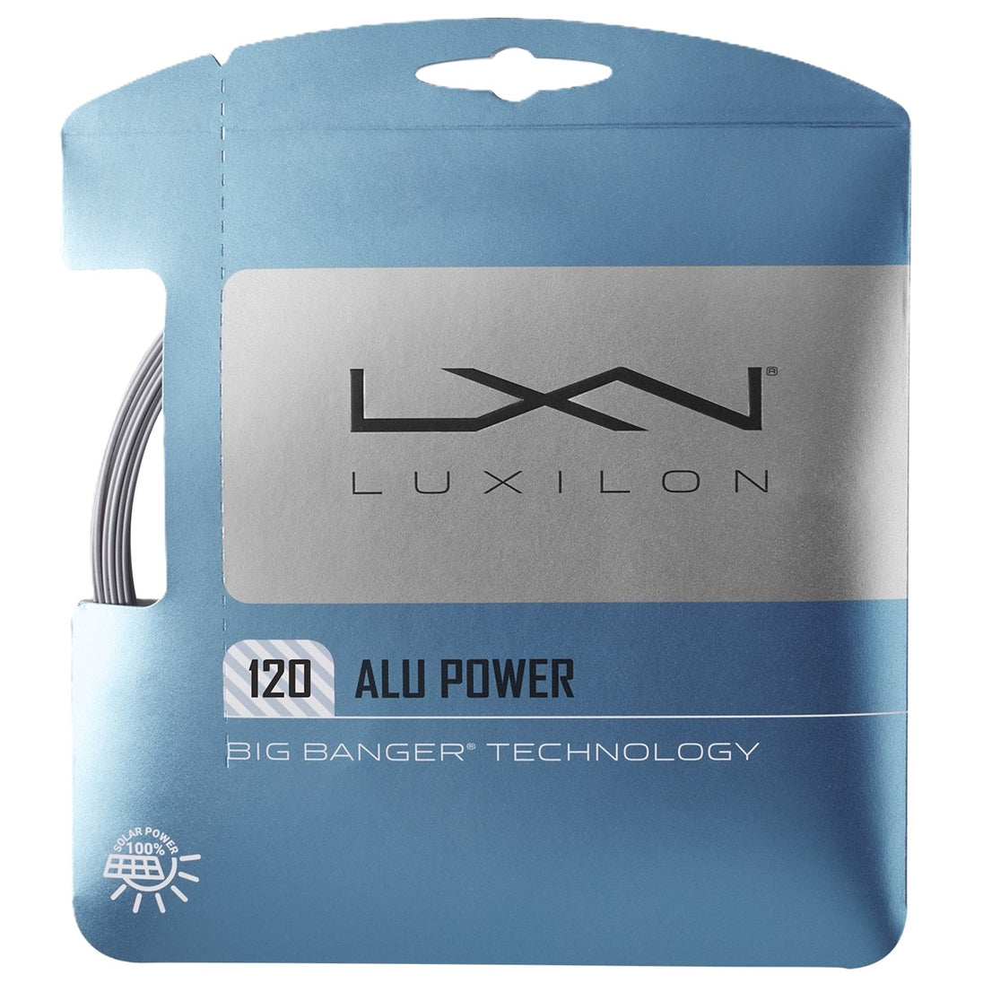 WRZ998800 Luxilon ALU Power 120 Silver Tennis String (Set)