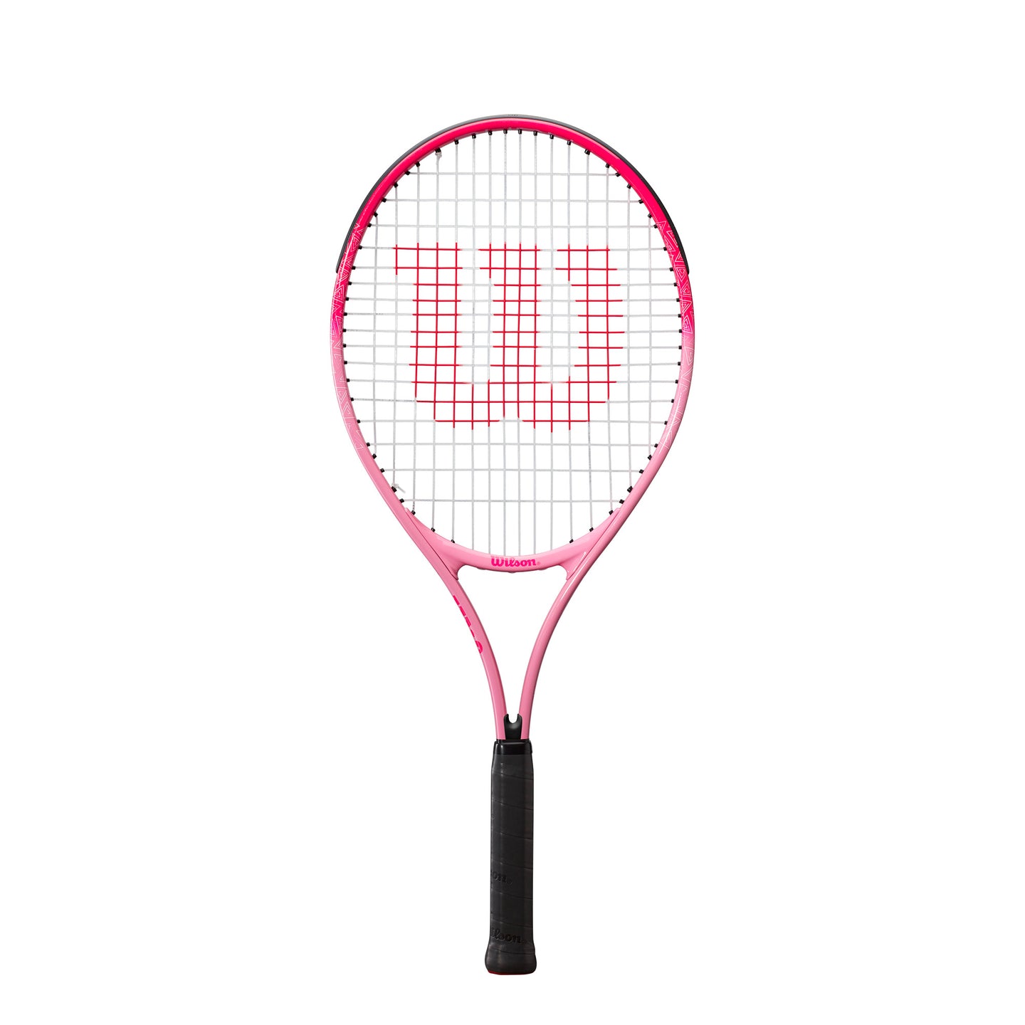 Wilson Burn Pink Girls' Tennis Racquet bundled a Can of Pink Tennis Balls