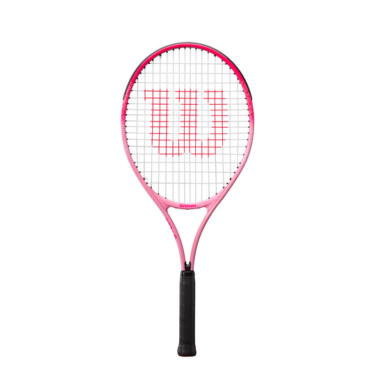 Wilson Burn Pink Girls' Tennis Racquet bundled a Can of Pink Tennis Balls