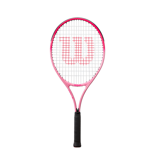 Wilson Burn Pink Girls' Tennis Racquet bundled a Can of Pink Tennis Balls