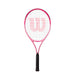 Wilson Burn Pink Girls' Tennis Racquet bundled a Can of Pink Tennis Balls