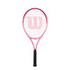 Wilson Burn Pink Girls' Tennis Racquet bundled a Can of Pink Tennis Balls