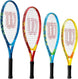 USOpenJr-WR8036001001-BNDL Wilson US Open Junior Tennis Racquet bundled w a Team Backpack