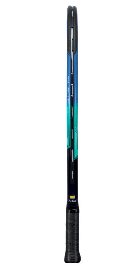YonexJr-Balls Yonex Junior Sky Blue Tennis Racquet Prestrung bundled w 3 Tennis Balls a