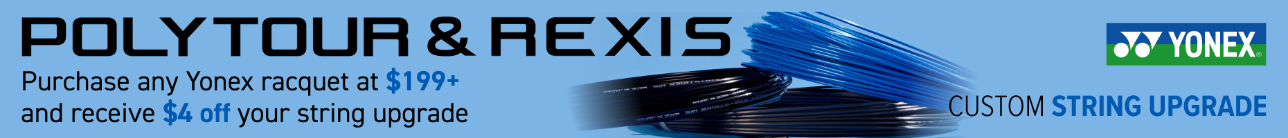 Yonex Muse Tennis Racquets banner